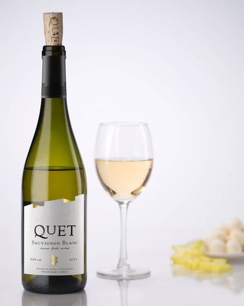 Quet Sauvignon Blanc Suvo belo vino from Serbia supplied by Quet Wine - White Wine