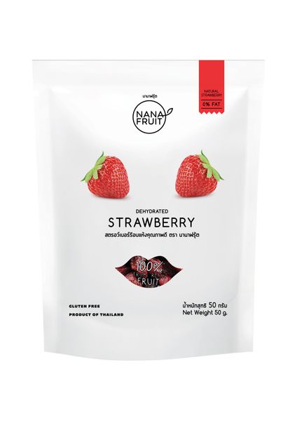 Nana Fruit Dehydrate Strawberry from Thailand supplied by Nana Fruits Co., Ltd. - Carton Box (=Cardboard Box) Fresh Strawberry