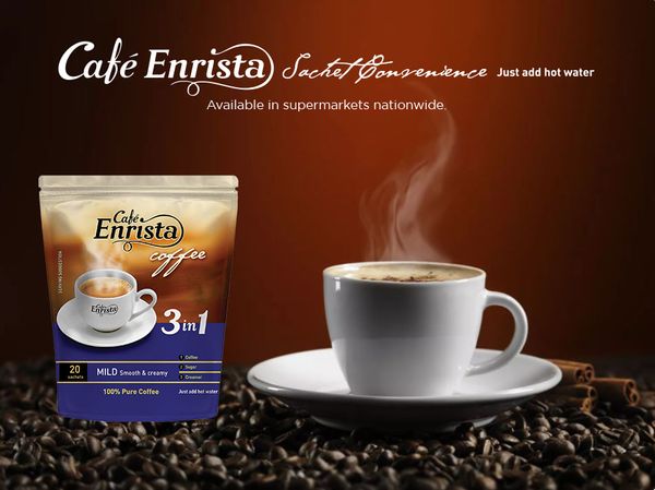 Café Enrista 3 in 1 Coffee from 남아프리카공화국 supplied by Jumbo Brands - Excellent Quality 인스턴트커피