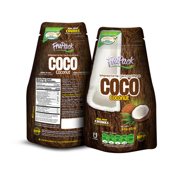 Coconut Fruit Pulp from 콜롬비아 supplied by Fresh & Natural - Pulp 코코넛 가공품