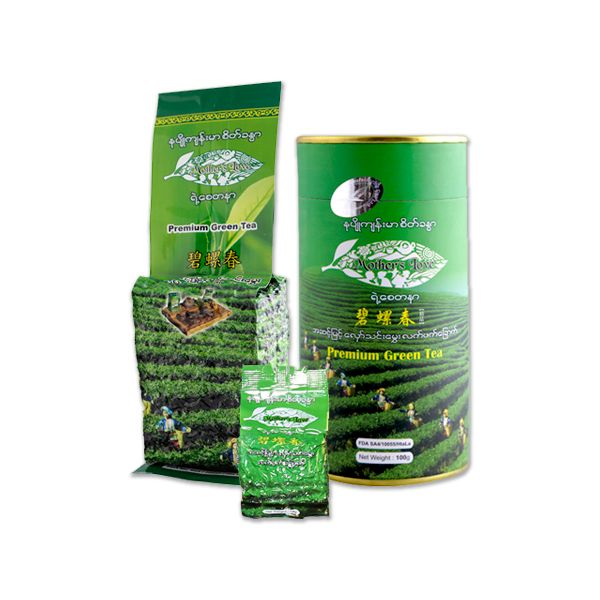 Premium Green Tea from 미얀마 [버마] supplied by Shwin Chang Lone MFG Co.Ltd - Bar 대용량 녹차
