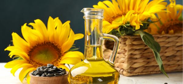 Sunflower Oil from 미국 supplied by Itochu International, Inc - Glass Jar (=Glass Bottle) 정제 해바라기유
