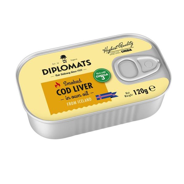 Smoked Cod Liver from Latvia supplied by Unda - Smoked Dried Cod