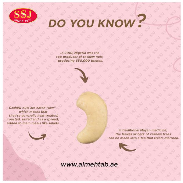 Cashew from United Arab Emirates supplied by Al Mehtab Group - Raw Cashew Nut Kernel