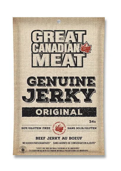 Jerky Beef from 캐나다 supplied by Great Canadian Meat Company - Jerky 소고기 가공품