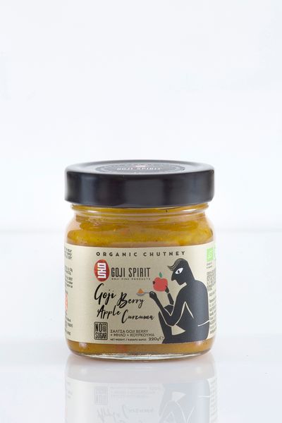 GOJI SPIRIT-ORGANIC CHUTNEY GOJI BERRY-APPLE-CURCUMA from 그리스 supplied by Goji Spirit - Excellent Quality 기타 소스상품