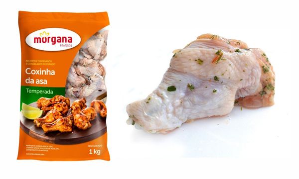 Frozen Seasoned Wing Drum from 브라질 supplied by Frangos Morgana Abate de Aves LTDA. - 1Kg 냉동 닭고기 부위