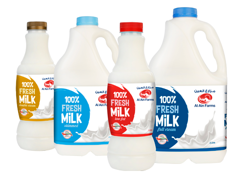 Fresh Cow Milk from 아랍 에미리트 연합국 supplied by Al Ain Farms - Pasteurized 우유