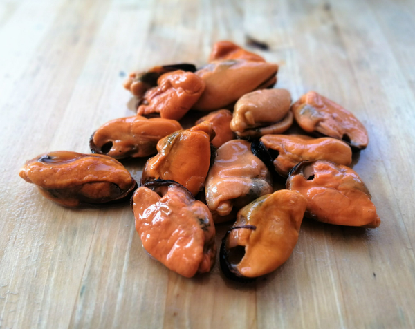 Mussel Meat from Chile supplied by BAGAMAR CHILE SPA - Meat Only (=Shelled=Shucked) Frozen Mussel