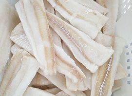 Cod fillet from 중국 supplied by Haimeng Food Ltd - Boneless (=Without Bone=Deboned) 신선 대구 필레