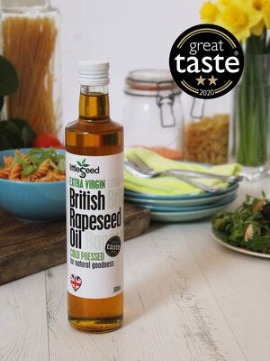 Cold Pressed Rapeseed Oil from 영국 supplied by Littleseed - 노란색 비정제 카놀라유 및 유채씨유