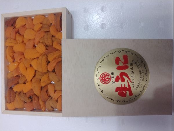 Sea Urchin (Uni) from Japan supplied by Daigo Suisan Co. Ltd - Red Sea Urchin (=Aka Uni=Pseudocentrotus depressus) Fresh Sea Urchin