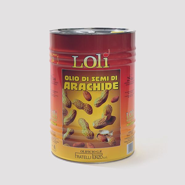 Peanut Oil from Italy supplied by Olificio F.lli Punzo SRL - Metal Tin Peanut Oil