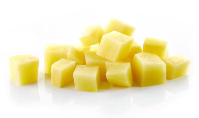 Potato from 캐나다 supplied by Brecon Foods Inc. - Peeled (=Without Skin) 신선 일반 감자