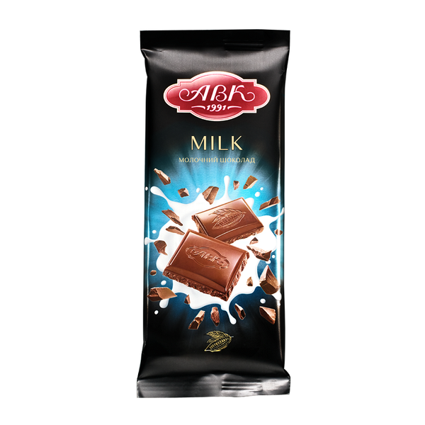 Chocolate Milk from 우크라이나 supplied by AVK Confectionery Company, LLC - Bars 초콜릿