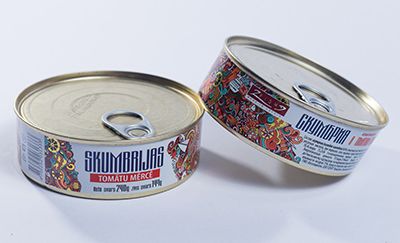 Canned Mackerel from 라트비아 supplied by Senga - Can 고등어 가공품