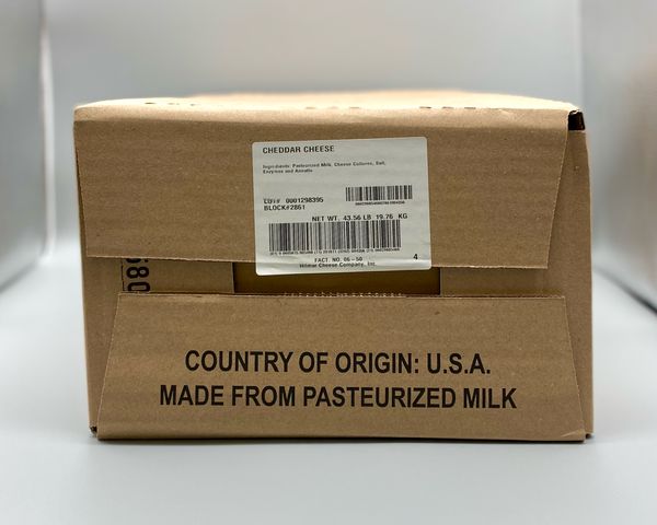 Cheddar Cheese from 미국 supplied by J. Hellman Frozen Foods, Inc. - Pasteurized 체다 치즈