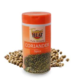 Coriander from Kenya supplied by Tropical Heat - Ground (=Crushed=Cracked) Coriander