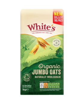 Organic Oats from 영국 supplied by White's Oats - Jumbo Oats 귀리