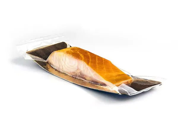 Smoked Sturgeon from Belgium supplied by Royal Belgian Caviar - Vacuum Packed (=VAC) Frozen Sturgeon