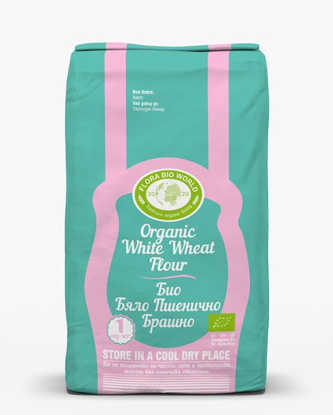 White wheat flour T500 from 불가리아 supplied by Flora Bio World - 타입 500(=Poznanska) 밀가루