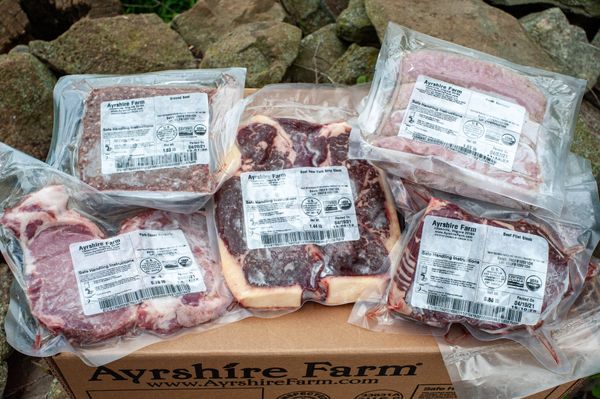 Beef from United States supplied by Ayrshire Farm - Fresh (=Chilled=Raw) Frozen Bone-In Beef
