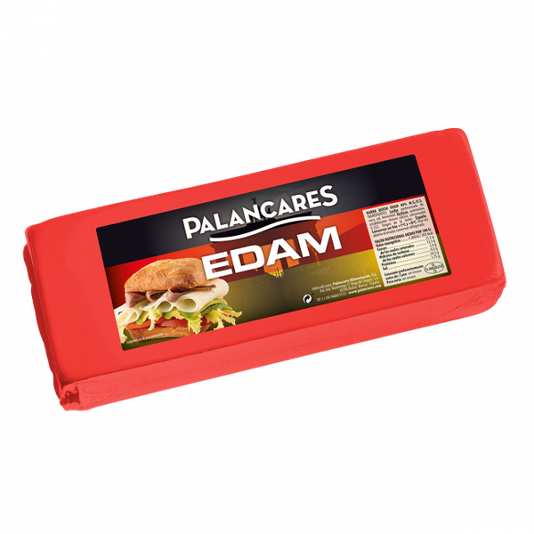 Edam Cheese from Spain supplied by Palancares - Individually Wrapped (=IW) Edam Cheese