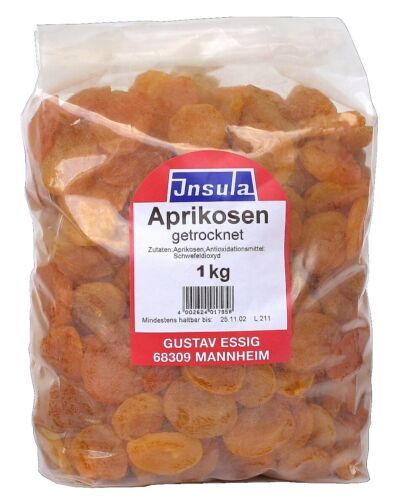 Dried Apricot from Germany supplied by INSULA Ingredients - Gustav Essig GmbH & Co. KG - Dried Dried Apricot