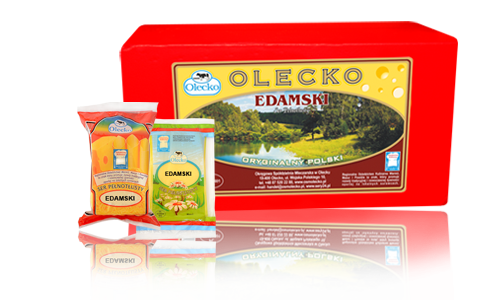 Edam cheese from Poland supplied by OSM Olecko - Sliced Edam Cheese