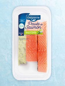 raw salmon from 프랑스 supplied by Delpierre SAS - Sliced 연어