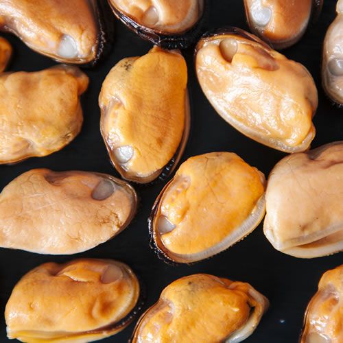 Mussel Meat from Chile supplied by PESBASA S.A. - Meat Only (=Shelled=Shucked) Fresh Mussel