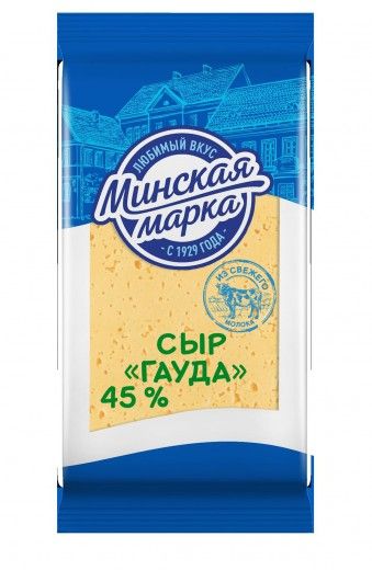 Cheese "Gauda" 45% from 벨라루스 supplied by MINSK MILK PLANT NO.1, JSC - Whole 기타 치즈