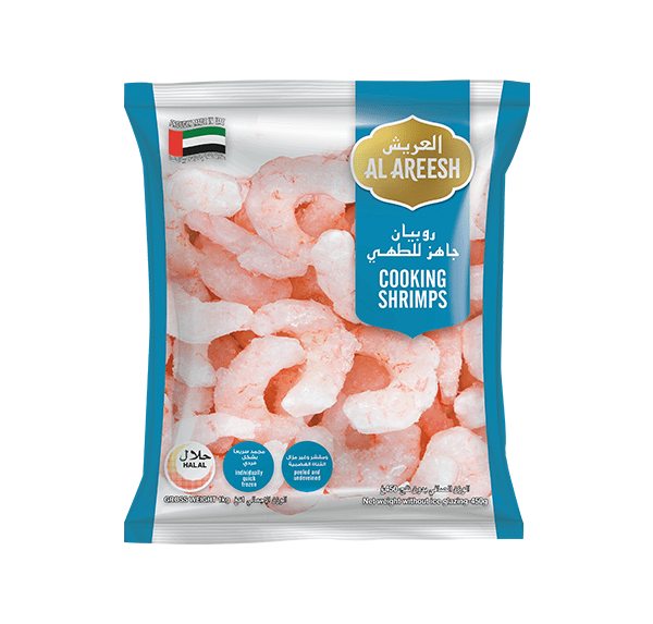 Frozen Shrimp from 아랍 에미리트 연합국 supplied by Global Food Industries - Peeled - P&D Tail Off (Peeled and Deveined Tail Off) (=PND Tail Off) 냉동 새우