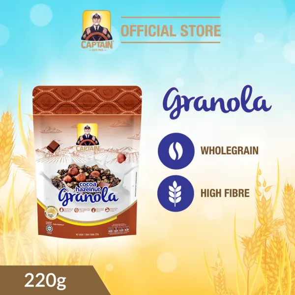 Cocoa & Hazelnut Granola from 말레이시아 supplied by FEDERAL OATS MILLS SDN BHD - Granola 조식용 곡류