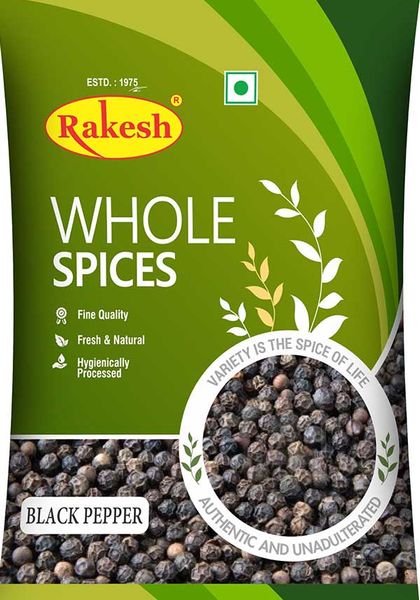 Black Pepper from India supplied by Rakesh Group - Indian - Malabar Whole Black Peppercorn