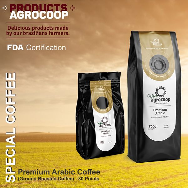 Premium Arabic Coffee from 브라질 supplied by Agrocoop - Powder 생원두