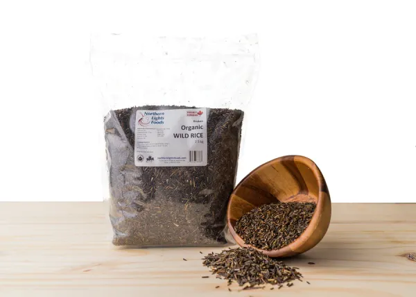 Organic Broken Wild Rice from 캐나다 supplied by Northern Lights Foods - Brown 쌀
