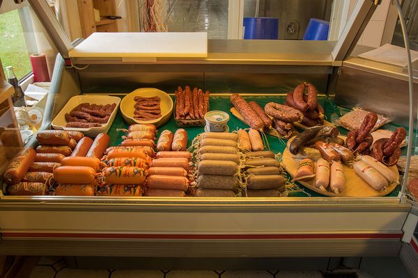 Sausage from 독일 supplied by THOMASHOF BURSCHEID - Individually Wrapped (=IW) 소시지