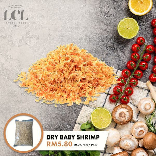 Dried baby shrimp from 말레이시아 supplied by LCL FROZEN FOOD MARKETING - baby 새우 가공품