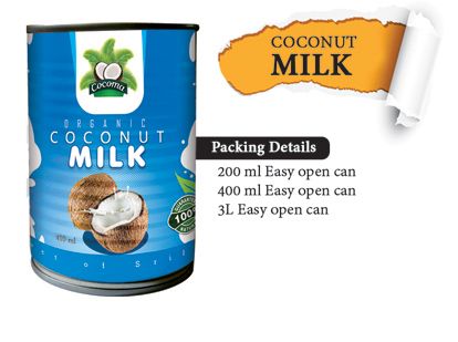 Canned Organic Coconut Milk from 스리랑카 supplied by Coco Ceylon Exports (Pvt) Ltd - 코코넛밀크