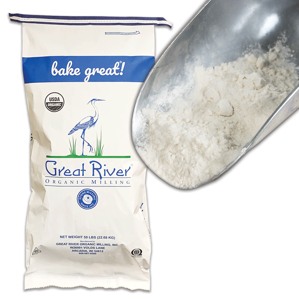 Organic Lily White Flour from United States supplied by Great River Organic Milling - White Wheat Flour