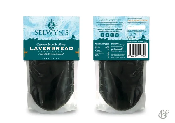 Laverbread from United Kingdom supplied by Selwyn’s Seafoods Ltd - Laver (=Porphyra tenera) Frozen Seaweed