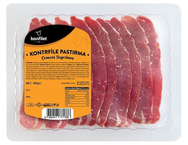 Beef Bacon from Turkiye supplied by Bonfilet Meat Industry and Trade Inc. - Sliced Bacon