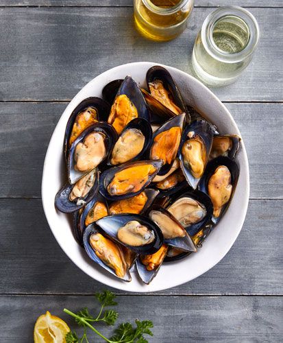 Frozen Half Shell Mussels from South Africa supplied by Blue Ocean Mussels (Pty) Ltd. - Half Shell (=Half Shelled=Half Shucked) Frozen Mussel