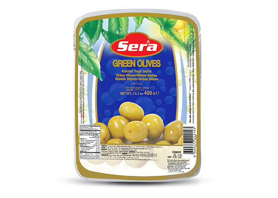Green Olives from 튀르키예 supplied by Serafood - Vacuum Packed (=VAC) 올리브
