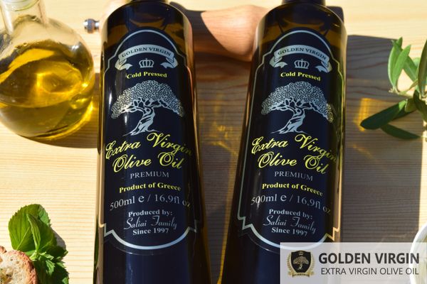GOLDEN VIRGIN - Extra Virgin Olive Oil from 영국 supplied by Golden Virgin Production Ltd - Glass Jar (=Glass Bottle) 올리브유