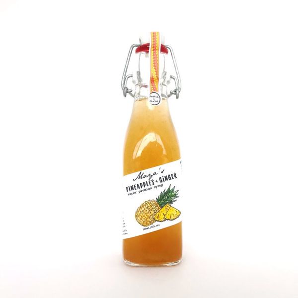 Pineapple Syrup from 미국 supplied by Maya's Jams - Syrup & Compote 통조림 또는 병에 든 파인애플