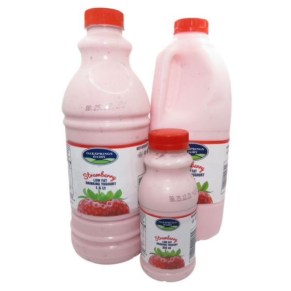 Strawberry Drinking Yoghurt from 남아프리카공화국 supplied by Oaksprings Dairy - Strawberry 요구르트