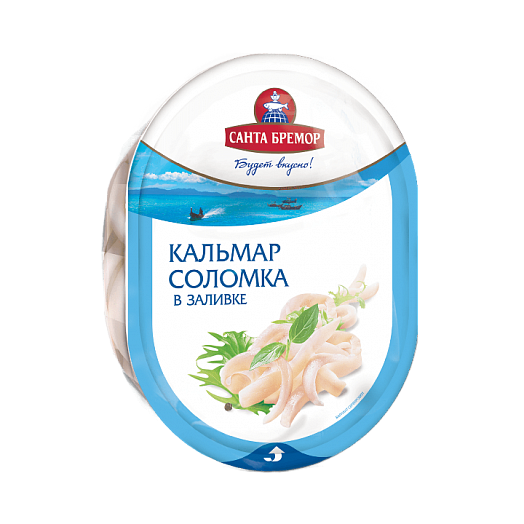 Squid meat in straw filling from 벨라루스 supplied by SANTA BREMOR JV LLC - straw filling 오징어 통조림