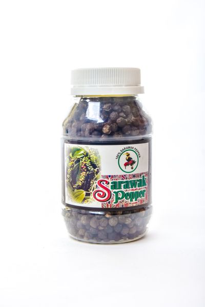 Sarawak Black Pepper Berries 100G Bottle from Malaysia supplied by Quality Spice - Malaysian - Sarawak Whole Black Peppercorn